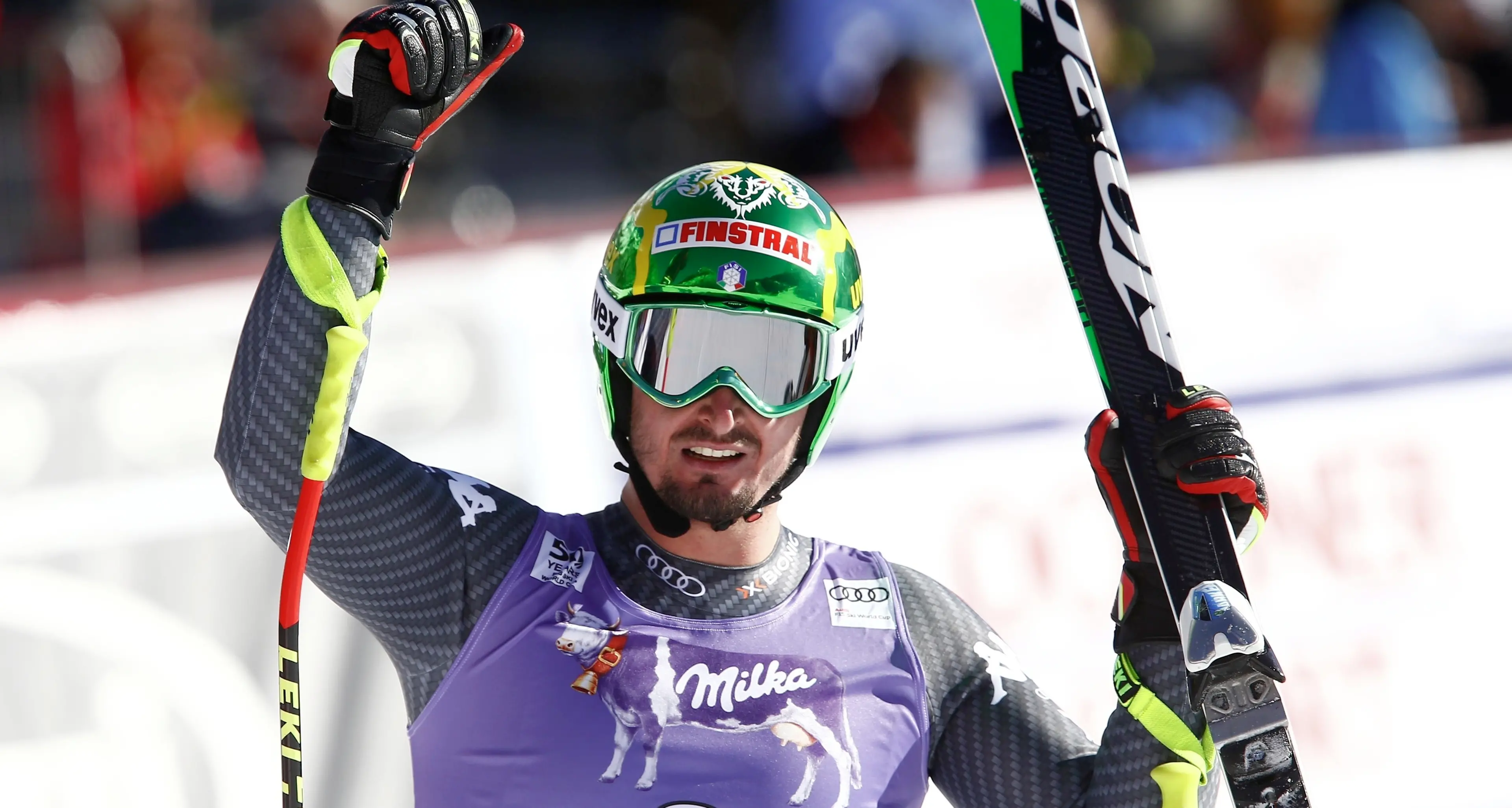 Dominik Paris parte forte È 3° nel SuperG in val d'Isere