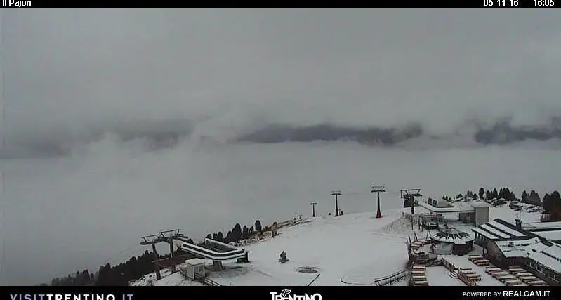 Week-end con il maltempo Ecco la neve sulle montagne