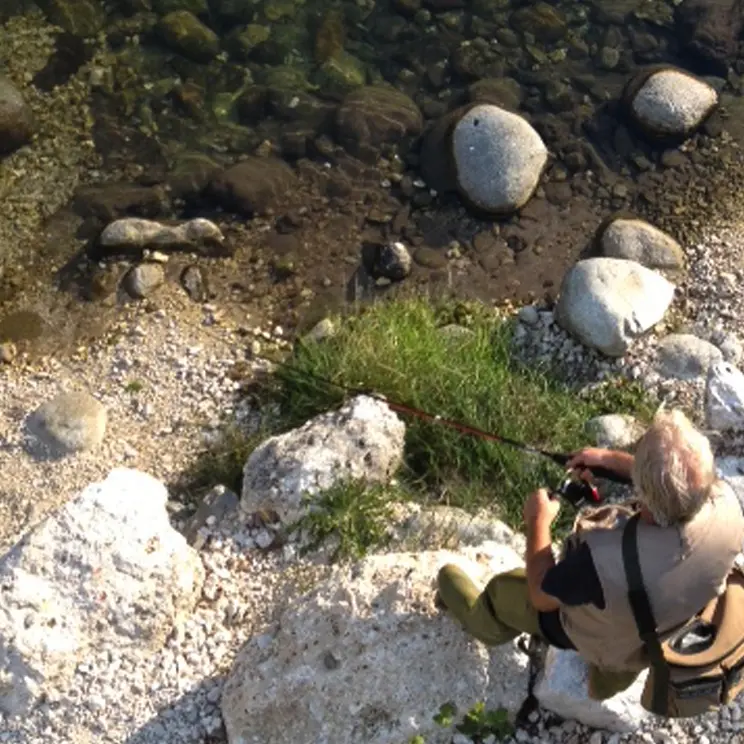 Per i pescatori disabili Area sul fiume Brenta