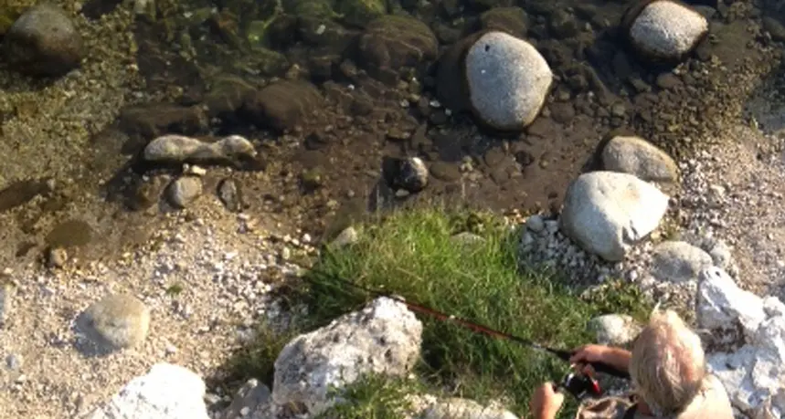 Per i pescatori disabili Area sul fiume Brenta
