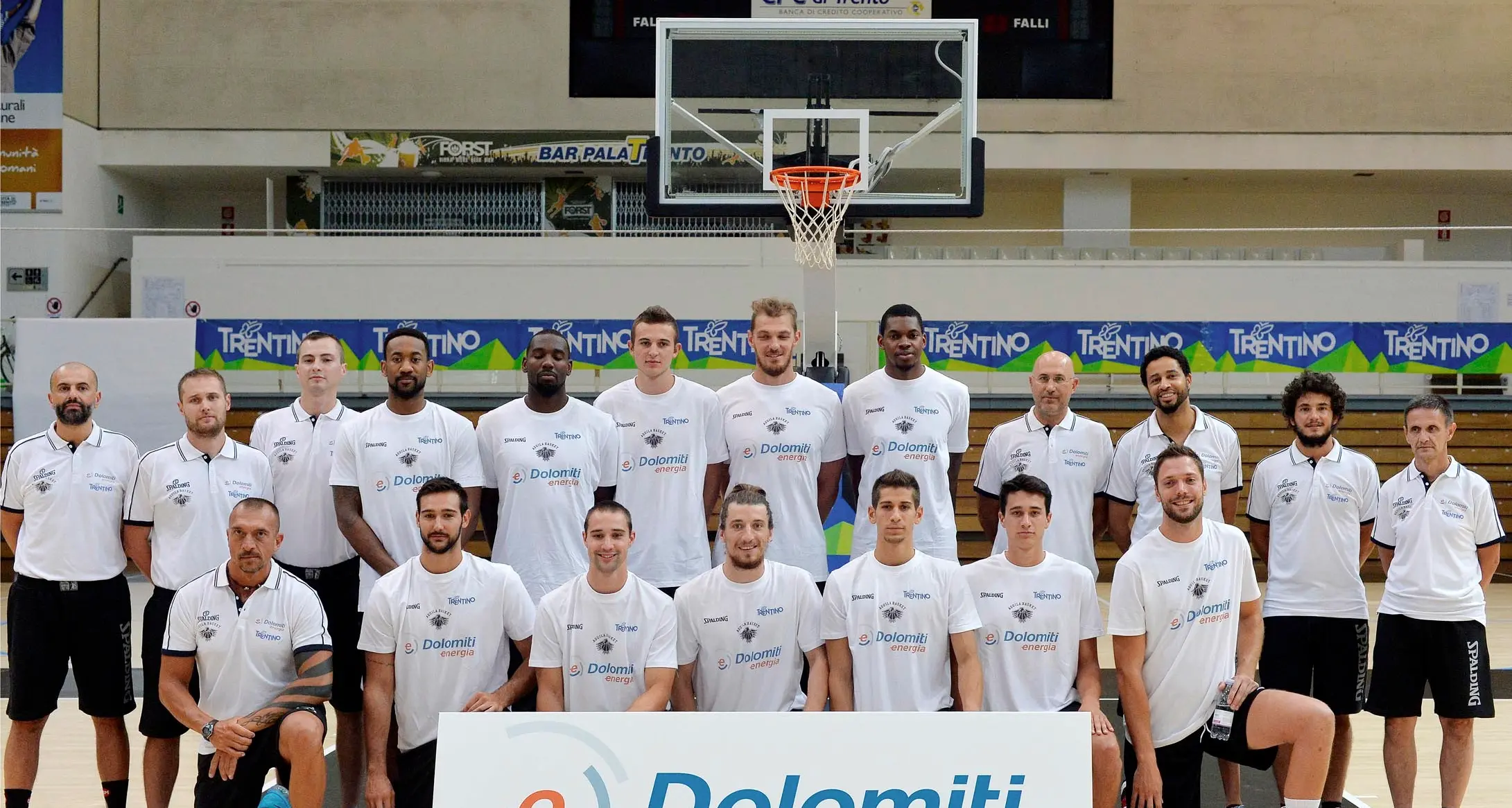 La Dolomiti Energia al via della stagione Un gruppo interessante per coach Buscaglia