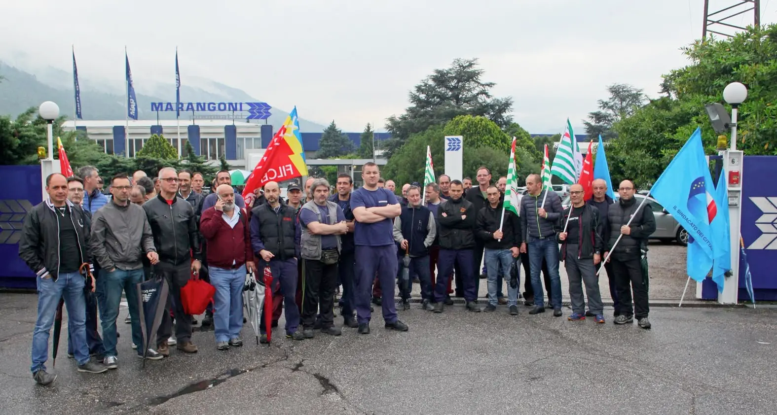 Marangoni: presidio ai cancelli e sciopero a singhiozzo
