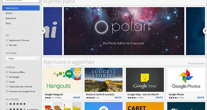 Google, basta app per Chrome su Windows, Mac e Linux