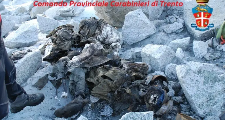 Grande Guerra, resti di un soldato recuperati nel gruppo Adamello