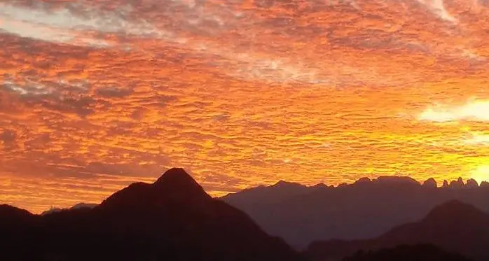 Venerdì magico, che tramonto