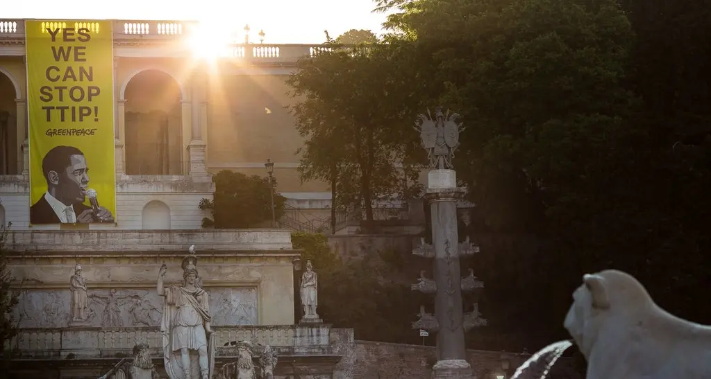 Rischi del trattato commerciale Ue-Usa Oggi a Roma il corteo di denuncia