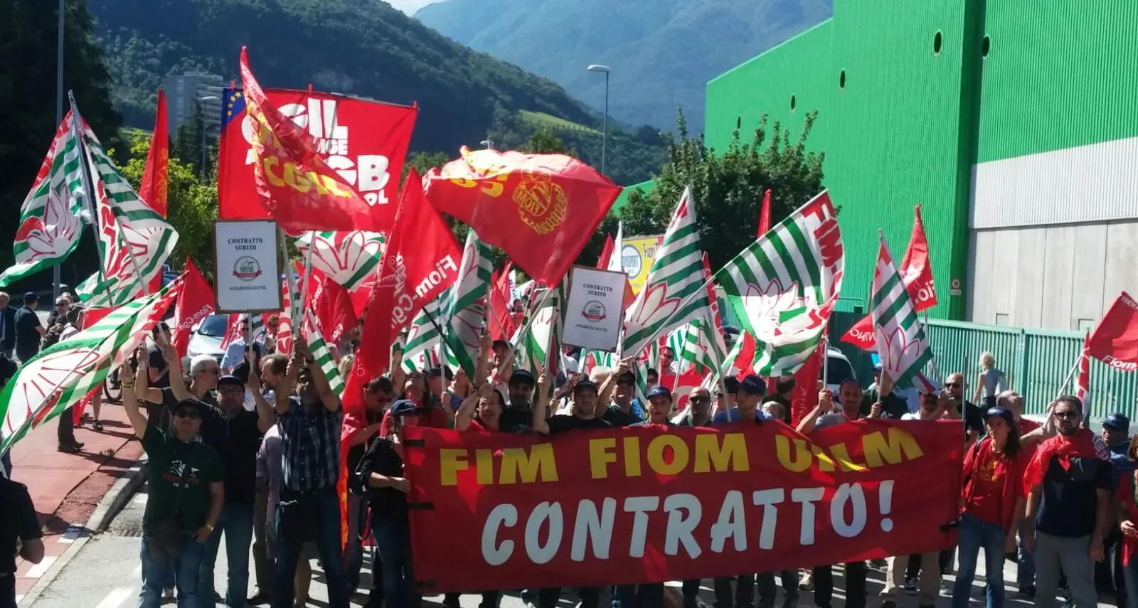 Metalmeccanici in sciopero per il rinnovo contrattuale