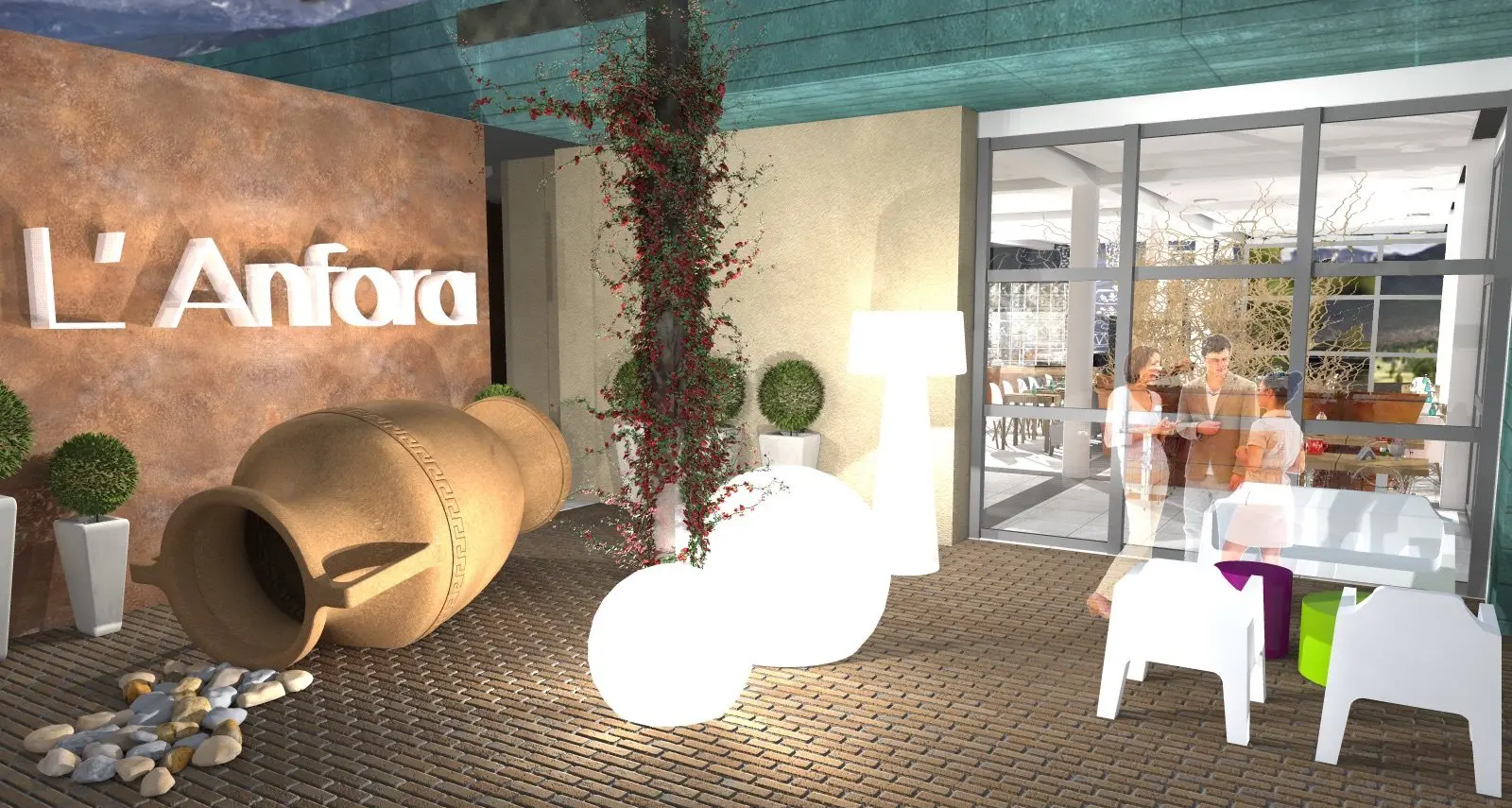 Parco di Melta, apre il ristorante-bar «L'anfora»