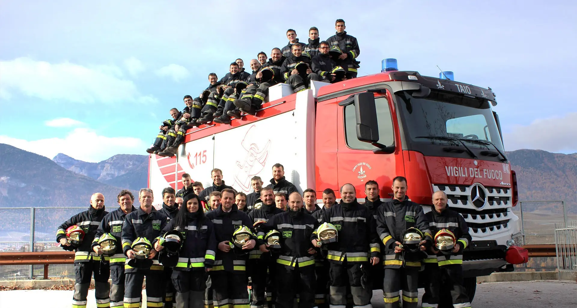 Taio, tre giorni con i vigili del fuoco