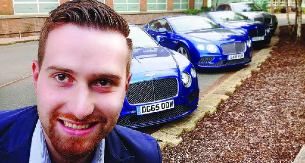 Da Tione alle Midlands per disegnare le Bentley