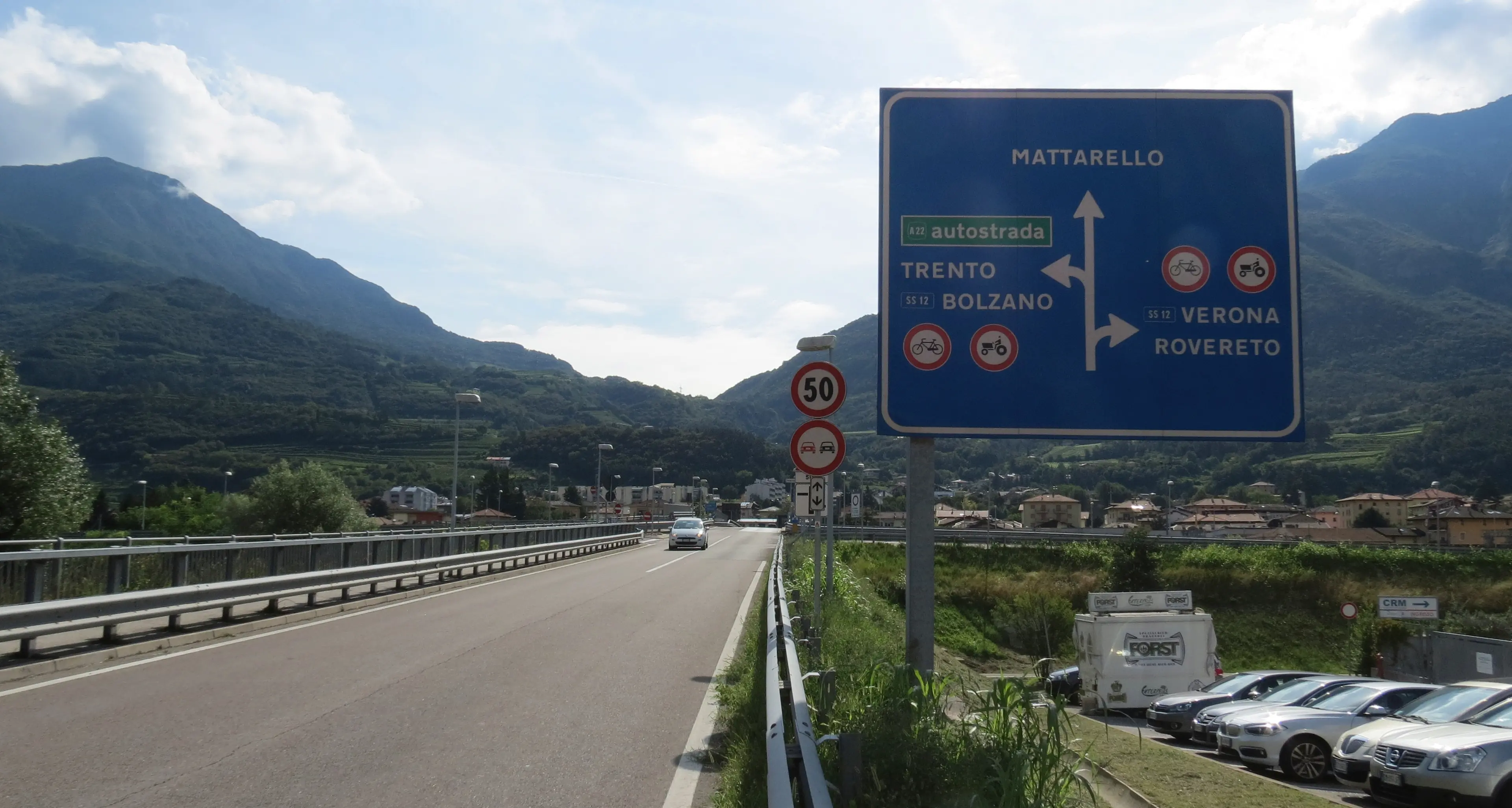Mattarello, preoccupa lo svincolo pericoloso