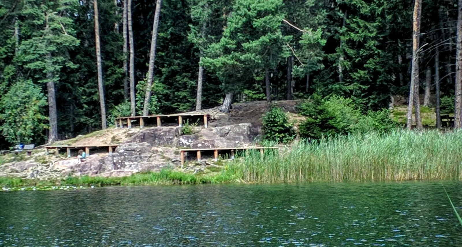 «Che brutte quelle piattaforme al lago di Santa Colomba»