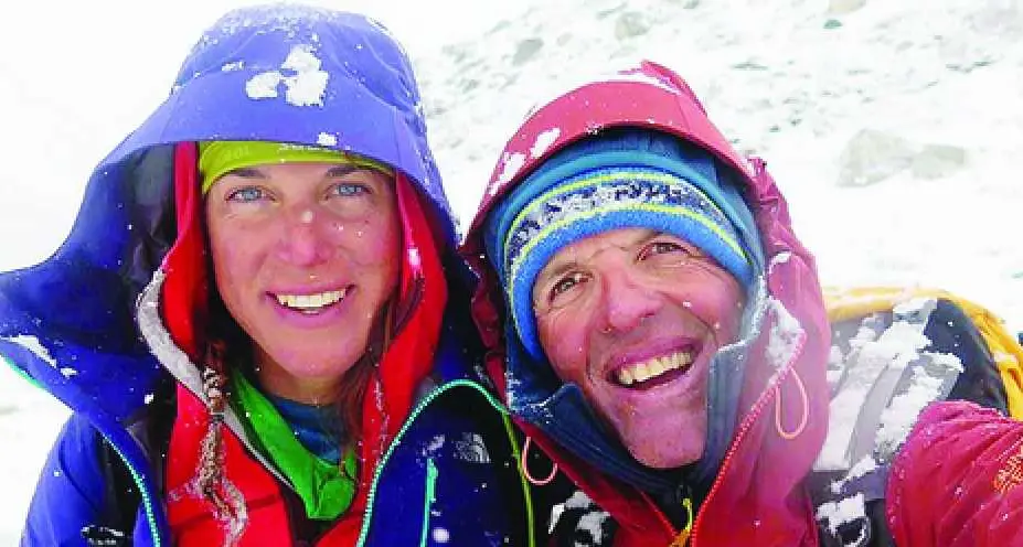 Tamara Lunger va per le Alpi Traversata con sci est-ovest
