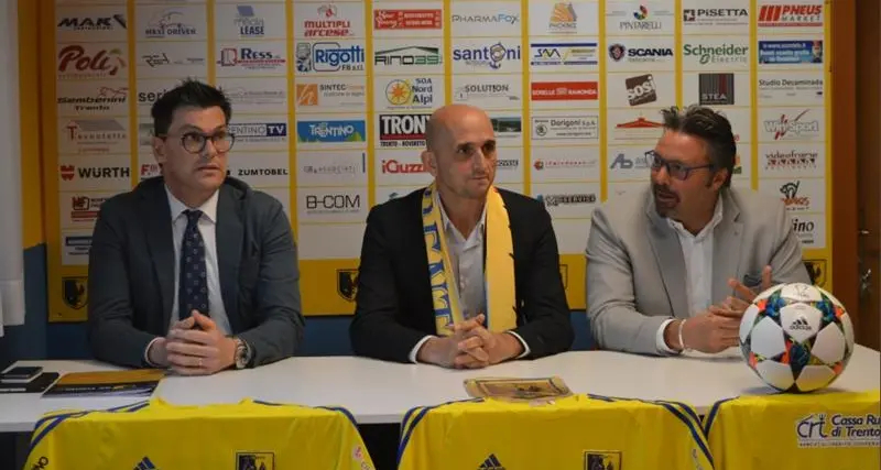 Il Calcio Trento presenta il nuovo ds È l'ex allenatore Claudio Rastelli
