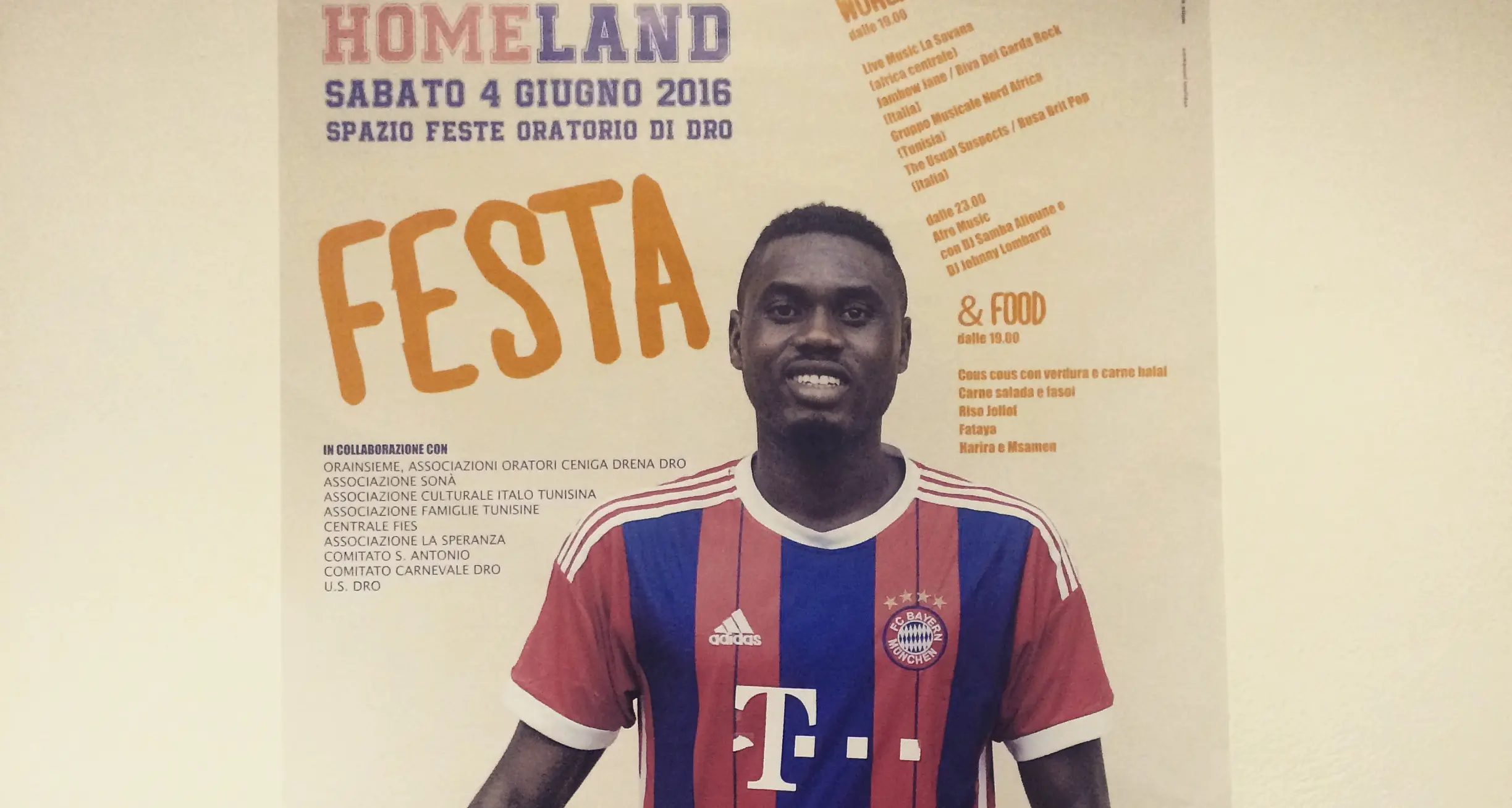 Homeland, la festa: calcio, concerti e piatti tipici