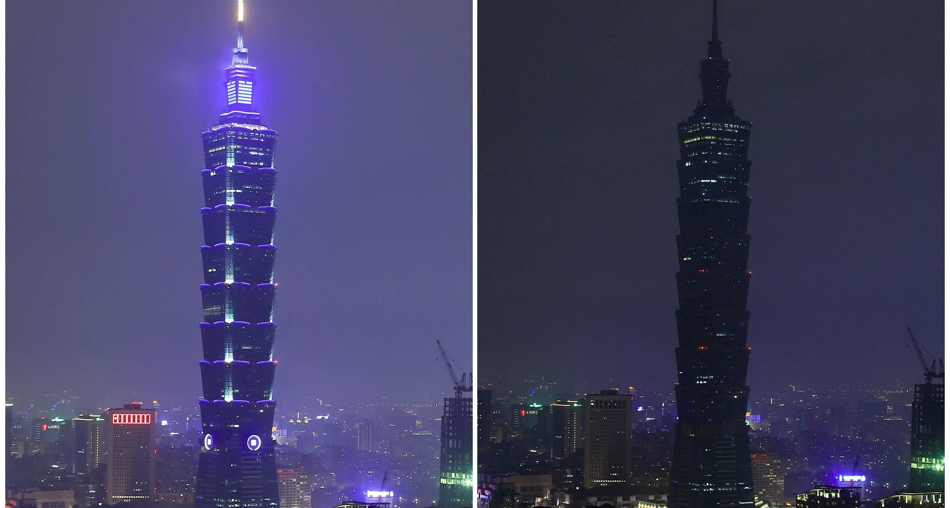 Earth hour da record: 366 simboli del mondo a luci spente