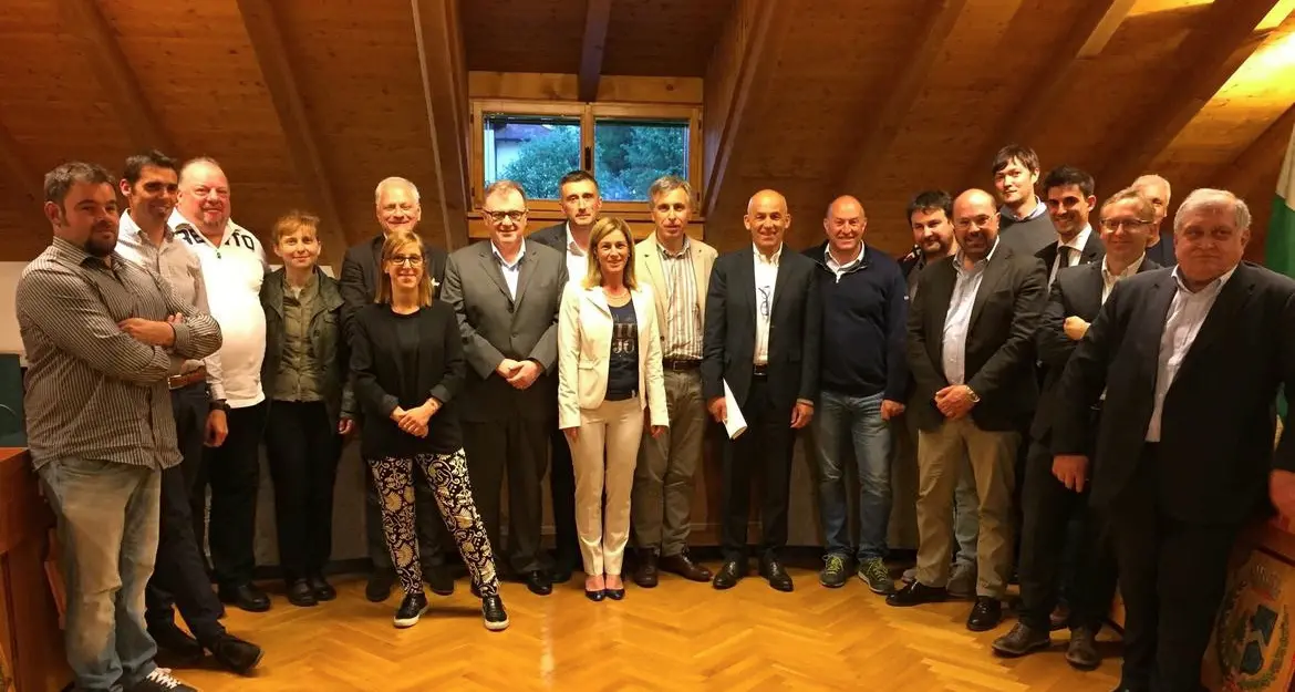 La giunta in trasferta «Milioni per la valle»