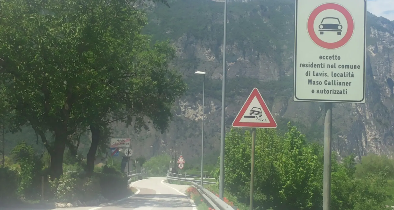 Chiusa la scorciatoia da Maso Callianer