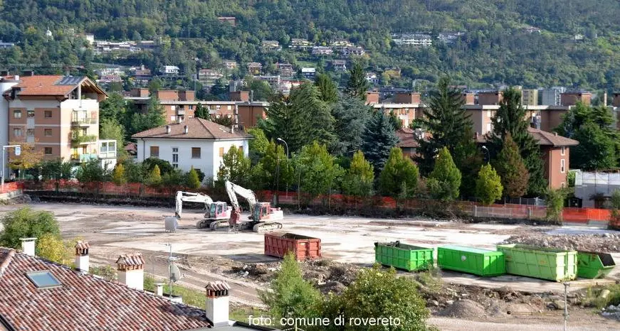 Rovereto, all'ex-Alpe un asilo, un garage e un grande parco