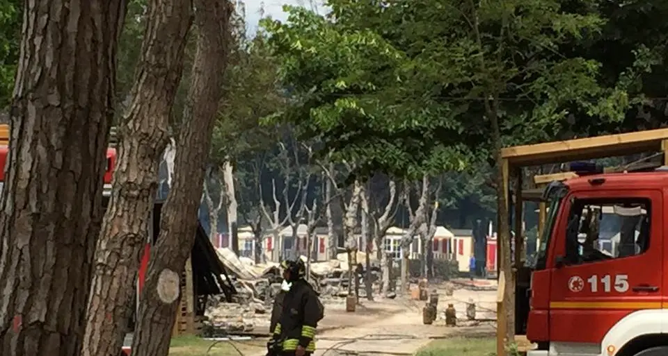 Il terrore dei trentini nell'incendio di Caorle
