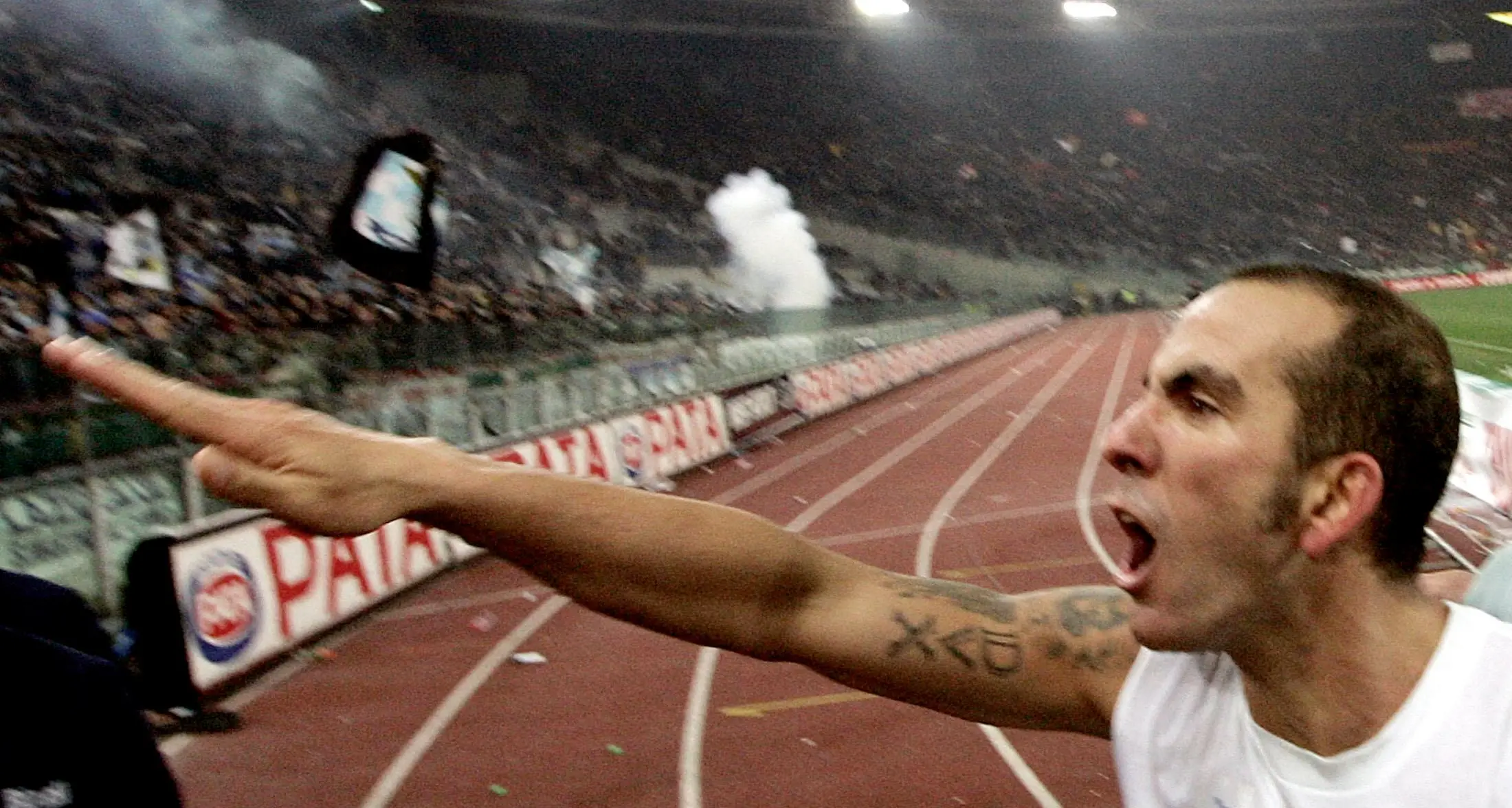 Di Canio e il tatuaggio «DUX» Perde il posto a Sky