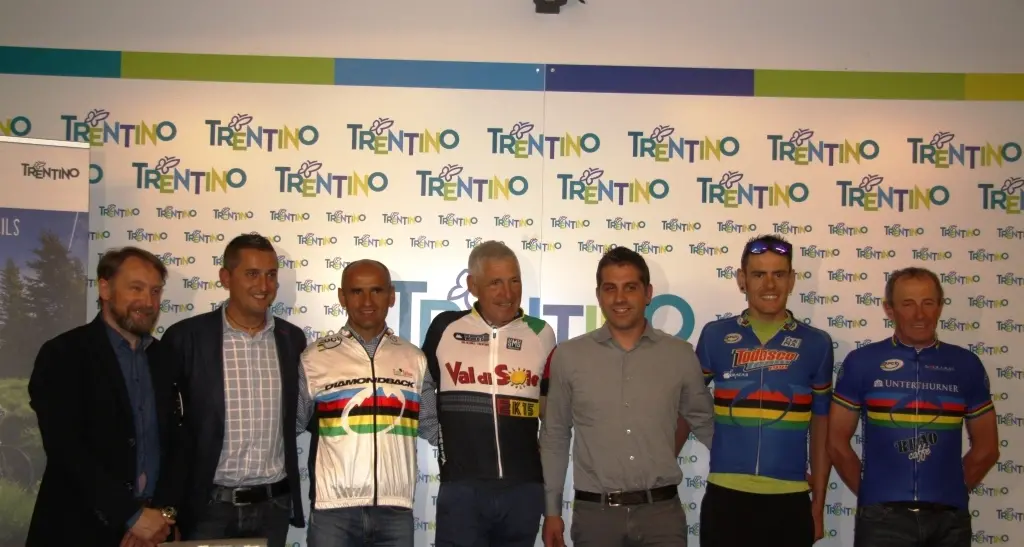 Cinque campioni iridati testimonial del Mondiale Master Val di Sole 2016, una novità per l’Italia
