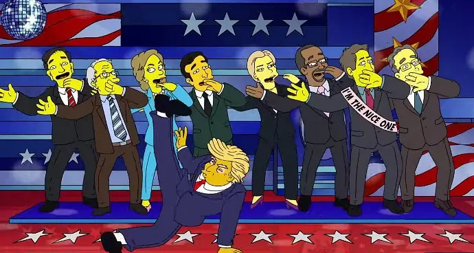 I Simpson come i Clinton Usa, parodia presidenziale