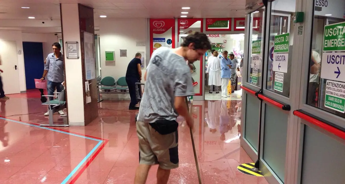 Maltempo in Trentino Allagato il Santa Chiara