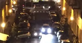 Automobile contromano in via Zanella a Trento