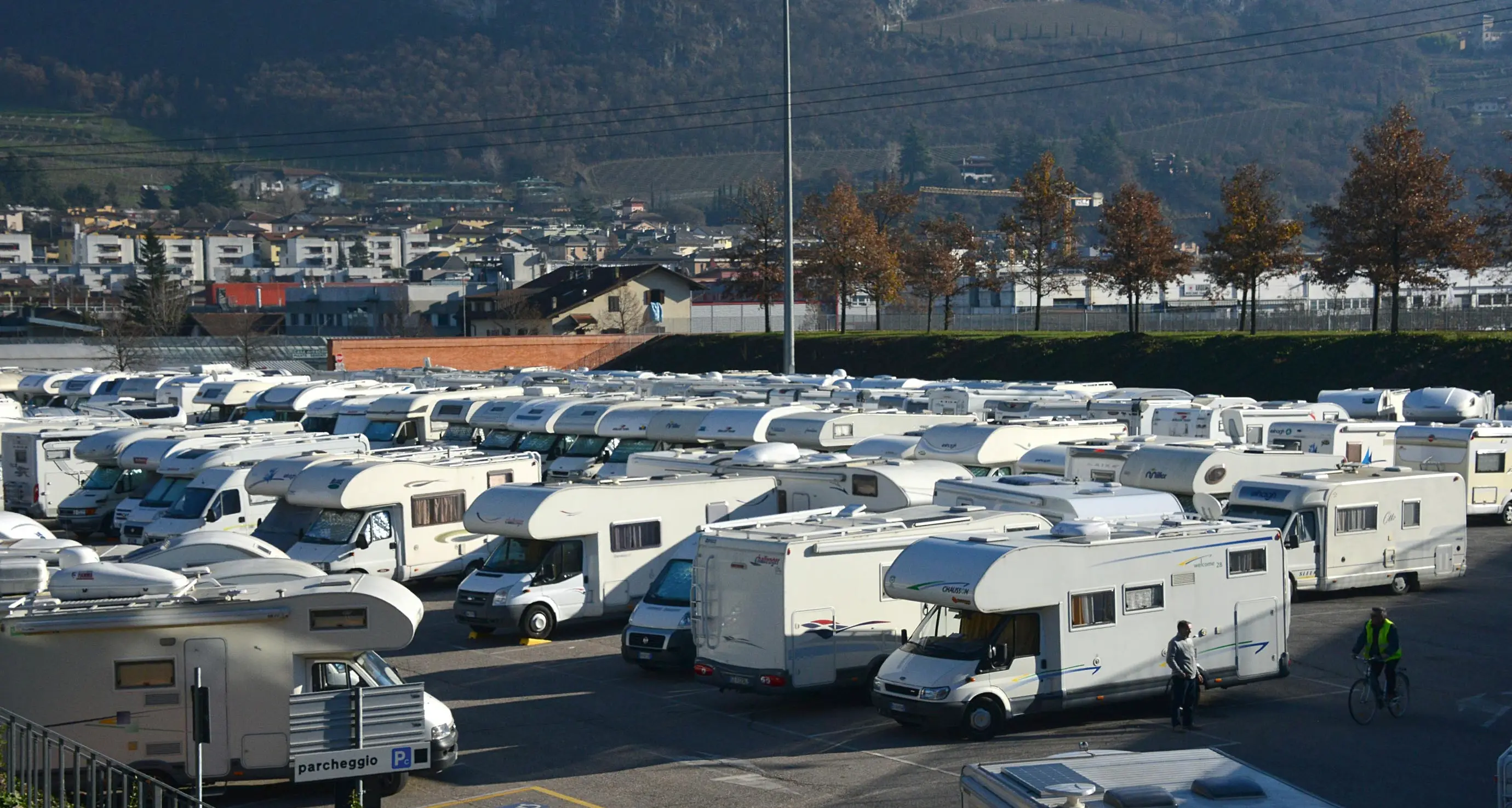 A Trento per l'Immacolata «invasione» di 3.800 camper