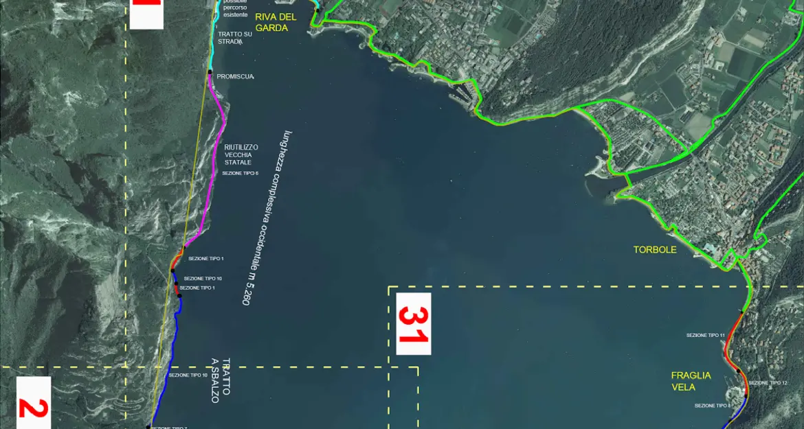 Il lago di Garda tutti in bici Primo «sì» al mega progetto