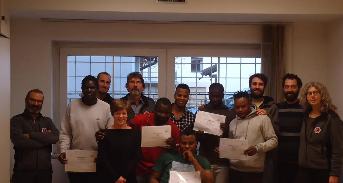 Per 6 rifugiati africani un «corso» da boscaioli