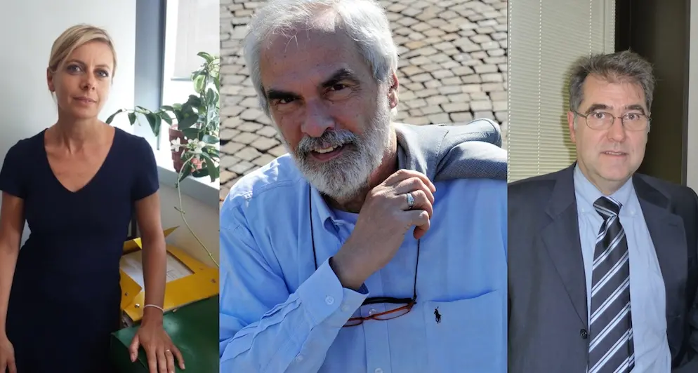 Tris di direttori del Servizio territoriale Sono Sforzin, Gabardi e De Stefani