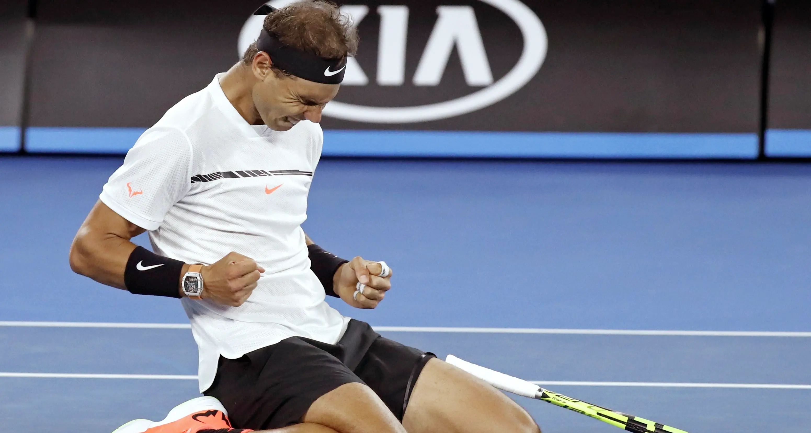 Nadal scuote l'Australian Open con il suo \"vamos\" Il maiorchino è in semifinale contro Dimitrov
