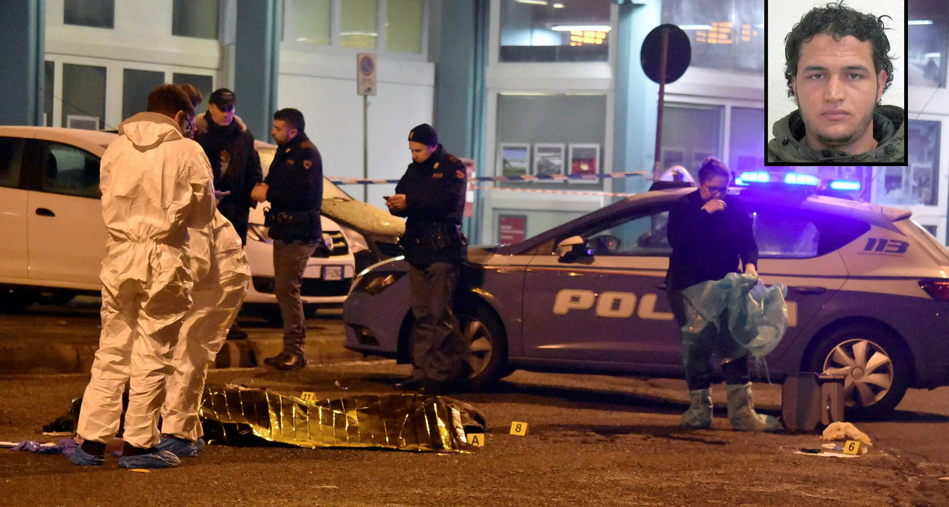 Attentato di Berlino, il killer Anis Amri ucciso in una sparatoria a Milano