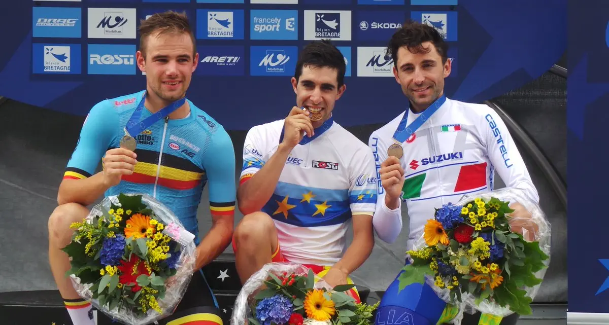 Moreno Moser medaglia di bronzo ai campionati europei a cronometro