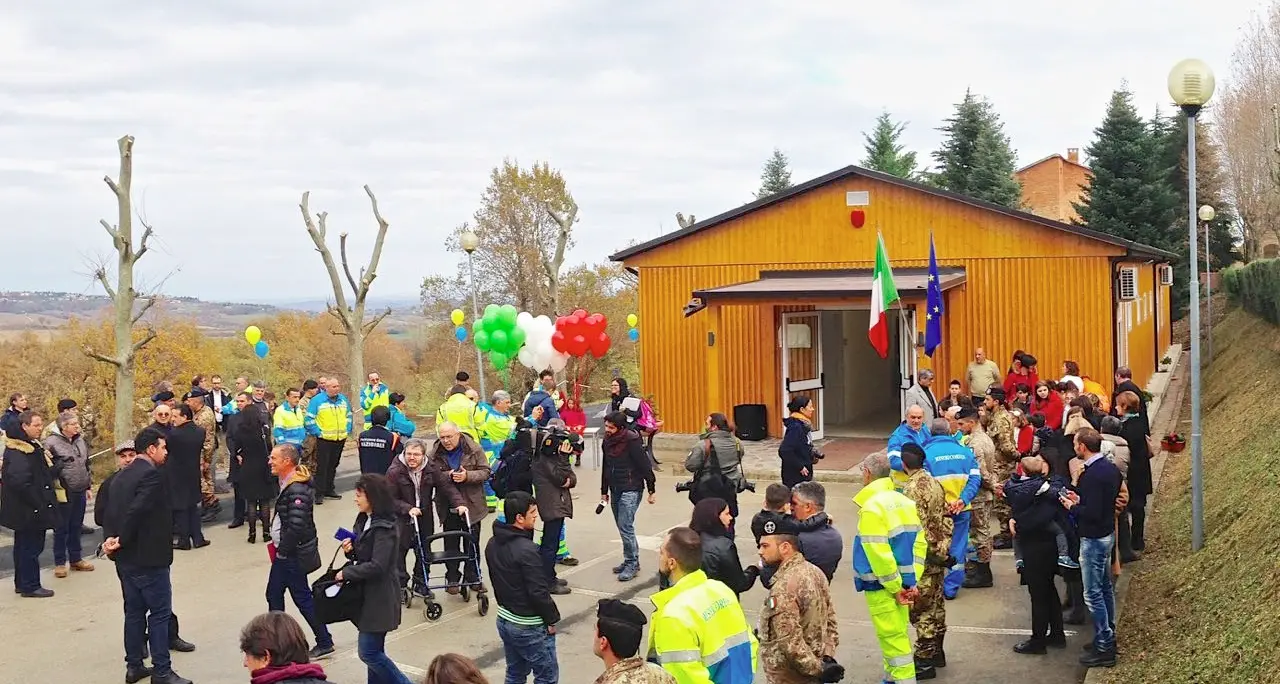 Ille Prefabbricati a Gualdo: scuola costruita in 27 giorni