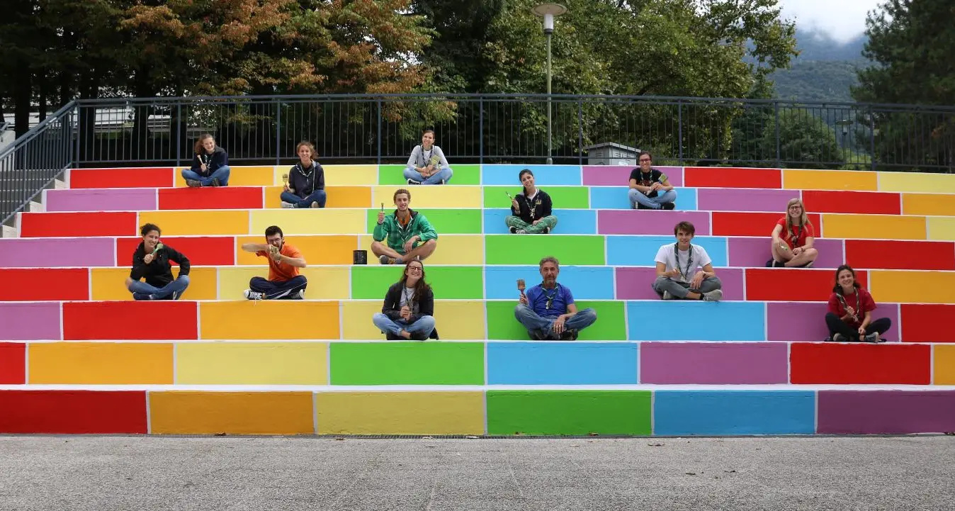 Gradinate colorate e altre idee degli scout a Madonna Bianca