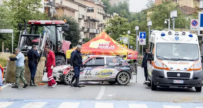 Auto contro spettatori al Rally di San Marino