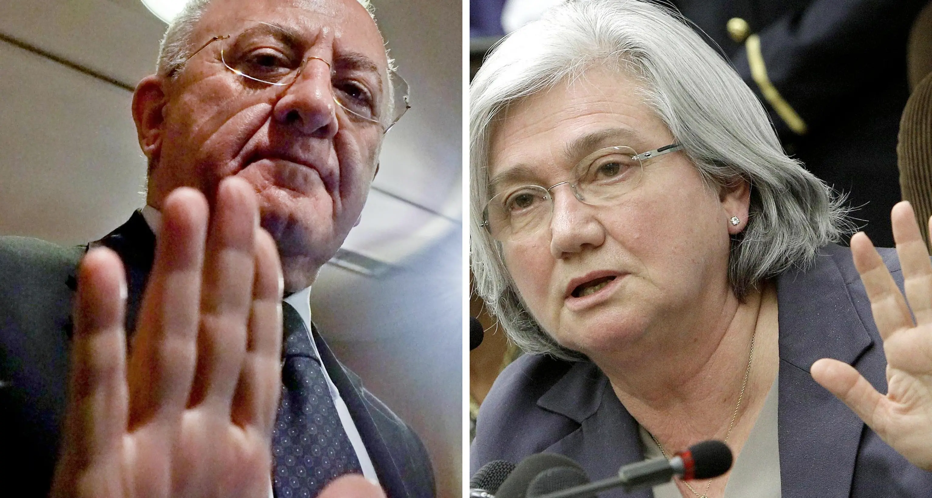 Grasso contro De Luca «Smetta di imitare Crozza»
