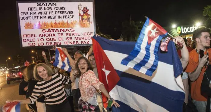 La morte di Fidel Castro Usa, esuli cubani in festa