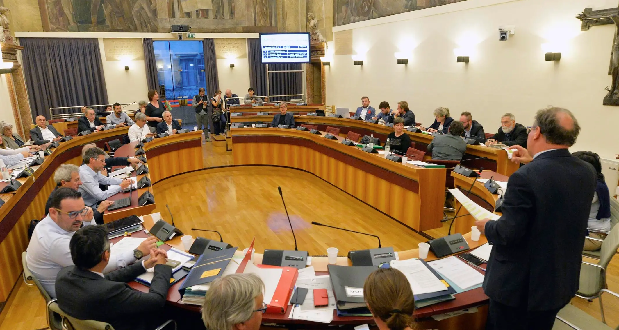Rimpasto a sorpresa per il sindaco Andreatta Upt all'angolo, ipotesi Uez (Patt) al bilancio