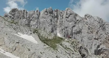 Terremoto, boato in parete Il crollo sul Gran Sasso