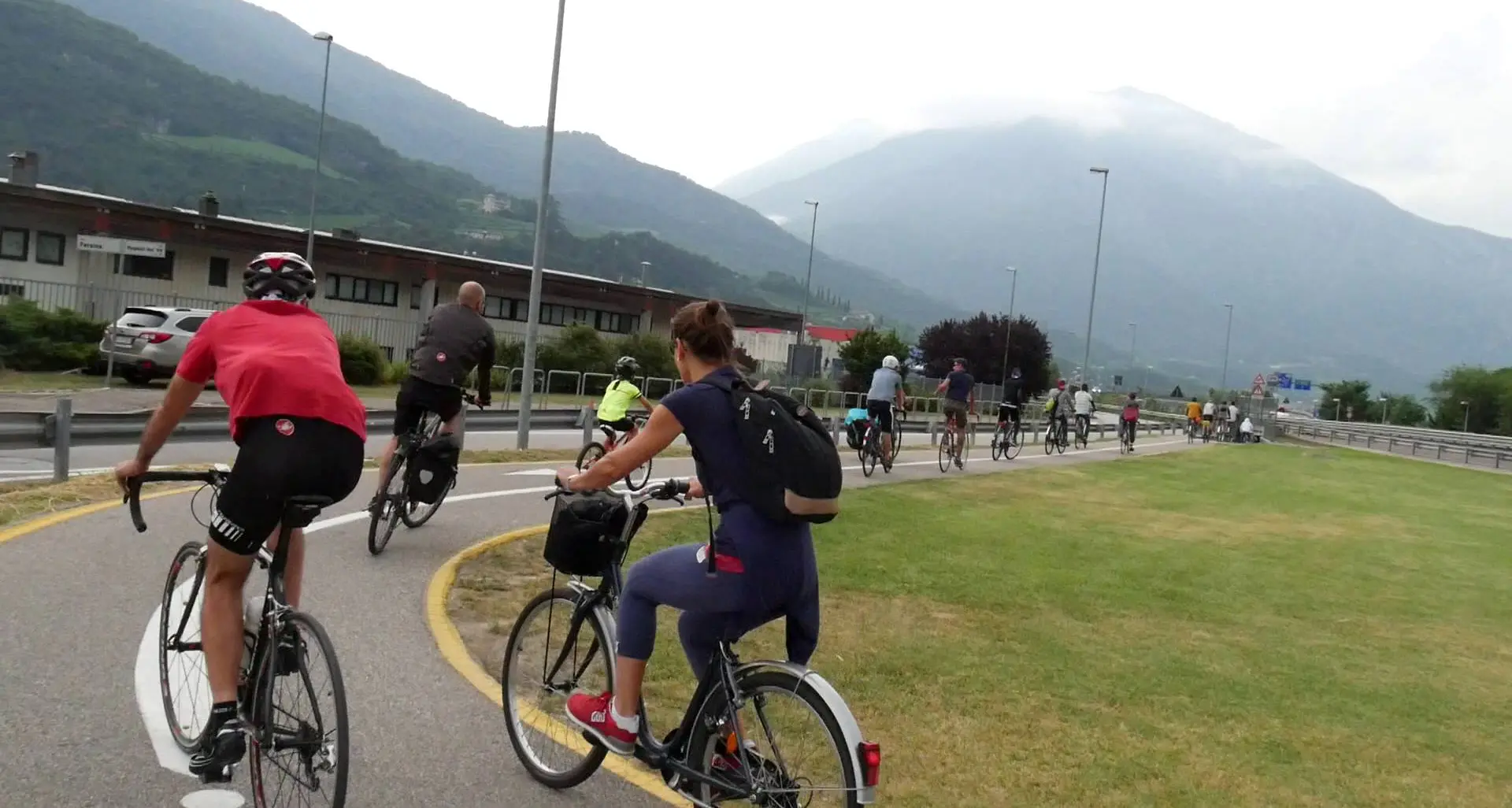 Sabato mattina a Trento Bicycles Against Racism
