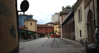 Via Roggia Grande, si lavora in vista della nuova Ztl
