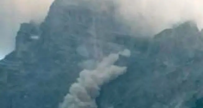 Frana sul monte Pelmo Un boato spaventoso