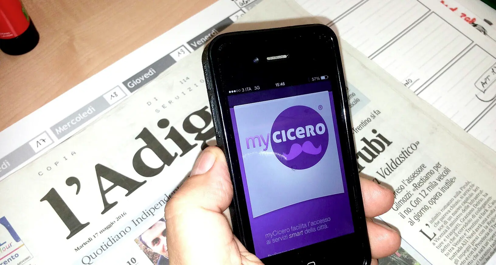 MyCicero a Pergine, rivoluzione parcheggi Ora si paga solo il tempo effettivo di sosta