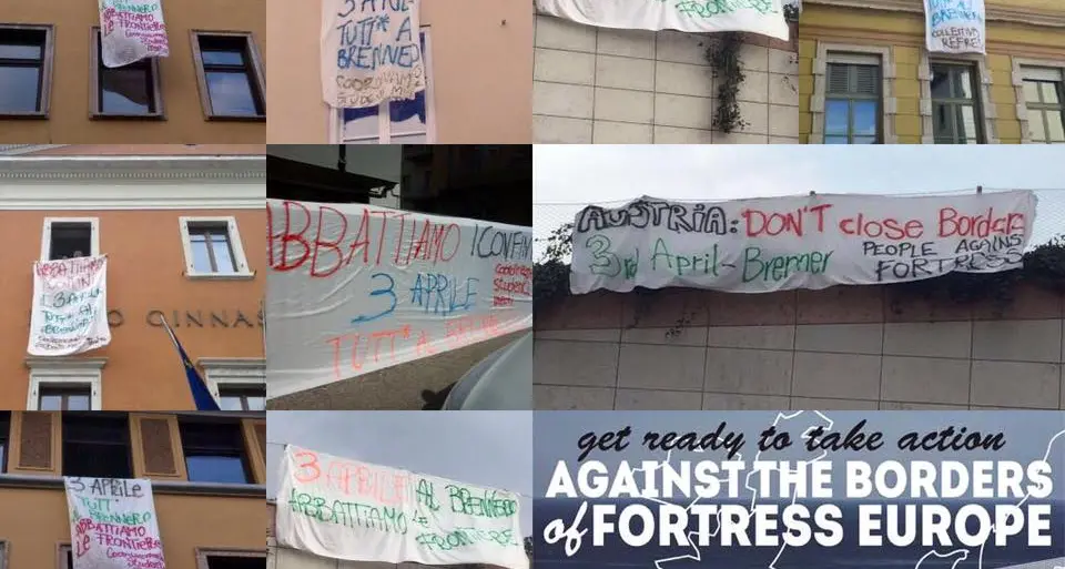 Domenica manifestazione al Brennero, l'appello nelle scuole di Trento