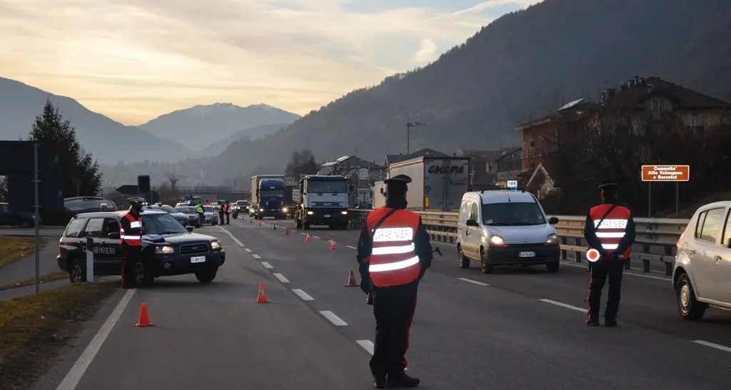 Controlli tra Piné e Borgo Tre denunce per guida da ubriachi