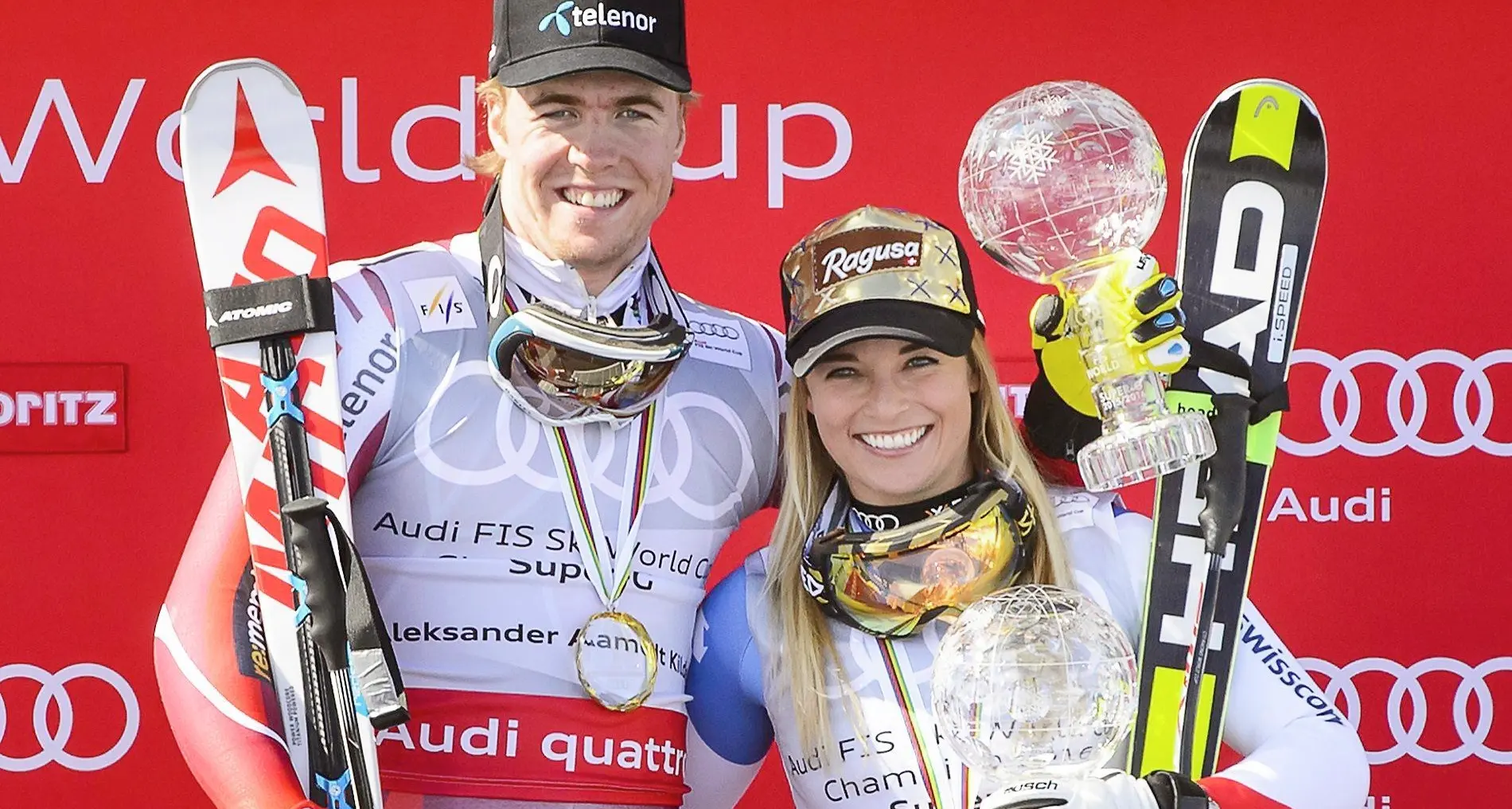 SuperG, Coppa a Lara Gut e Aleksander Kilde